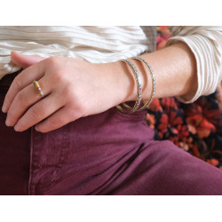 Bracelet jonc fin - 819 - Collection Ecorce