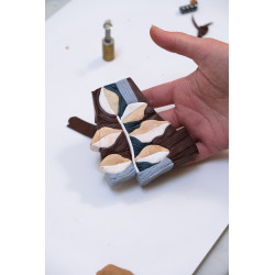 Bracelet jonc fin - 819 - Collection Ecorce