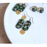 Boucles d'oreilles pendanttes - 821 - Collection Camo