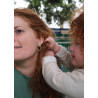 Boucles d'oreilles ondulées - 825 - Collection Aloe