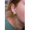 Boucles d'oreilles ondulées - 825 - Collection Aloe