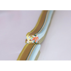 Boucles d'oreilles ondulées - 825 - Collection Aloe