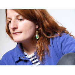Boucles d'oreilles pendants - 804 - Collection Adèle