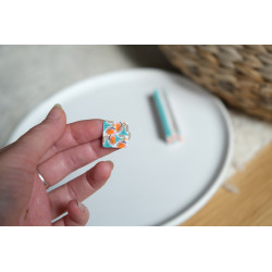 Boucles d'oreilles pendantes - 771 - Collection Opaline