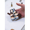 Boucles d'oreilles clou - Collection Ecorce