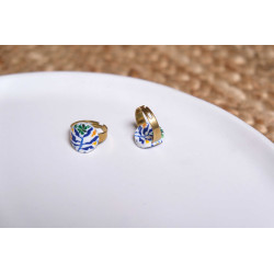 Bague réglable - 801 - Motif Anthemion