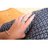 Bague réglable - 801 - Motif Anthemion
