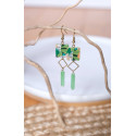 Boucles d'oreilles pendantes - 805 - Motif Adèle