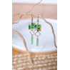 Boucles d'oreilles pendantes - 805 - Motif Adèle