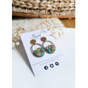 Boucles d'oreilles clous - 762 - Collection Bloma