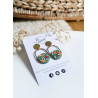 Boucles d'oreilles clous - 762 - Collection Bloma