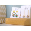Boucles d'oreilles clous - 762 - Collection Bloma