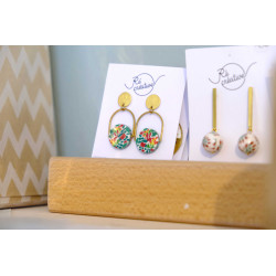 Boucles d'oreilles clous - 762 - Collection Bloma