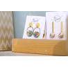 Boucles d'oreilles clous - 762 - Collection Bloma
