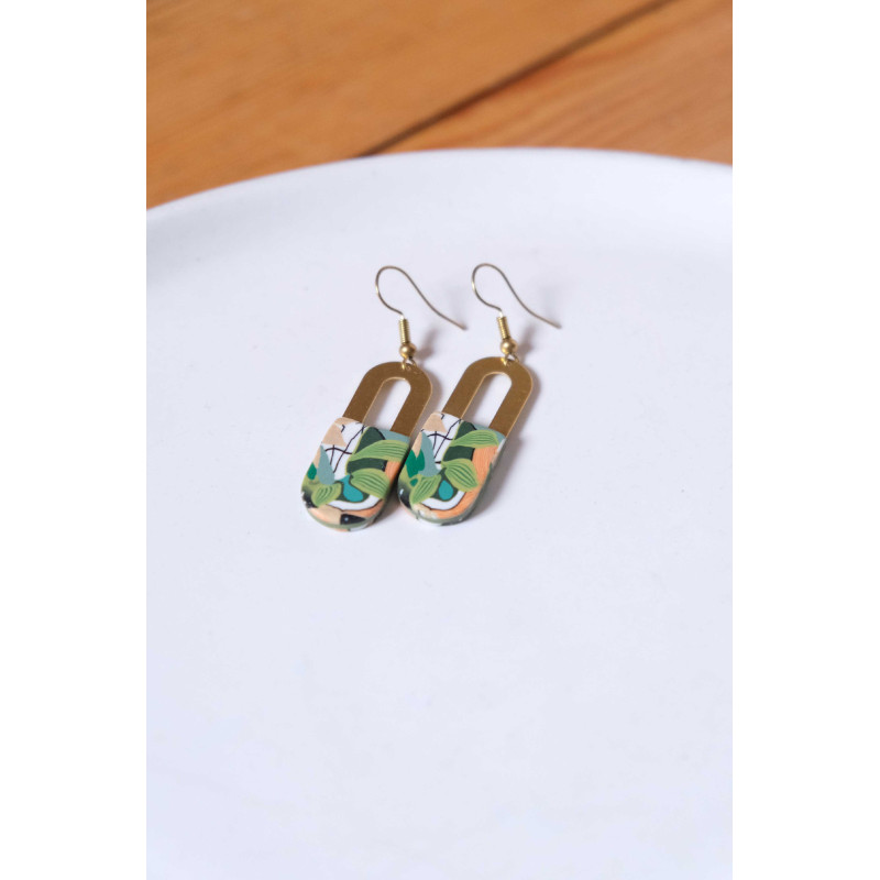 Boucles d'oreilles pendantes - 804- Collection Adèle Boucles d'oreilles pendantes - 804- Collection Adèle