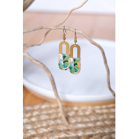 Boucles d'oreilles pendantes - 804- Collection Adèle