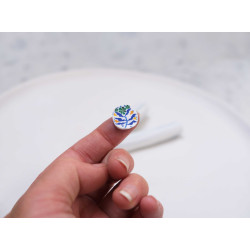 Mini créoles - 800 - Motif Anthemion