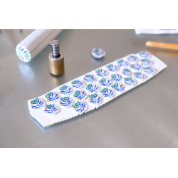 Mini créoles - 800 - Motif Anthemion