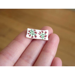 Boucles d'oreilles demi-lune - 598 - Motif Lisalie