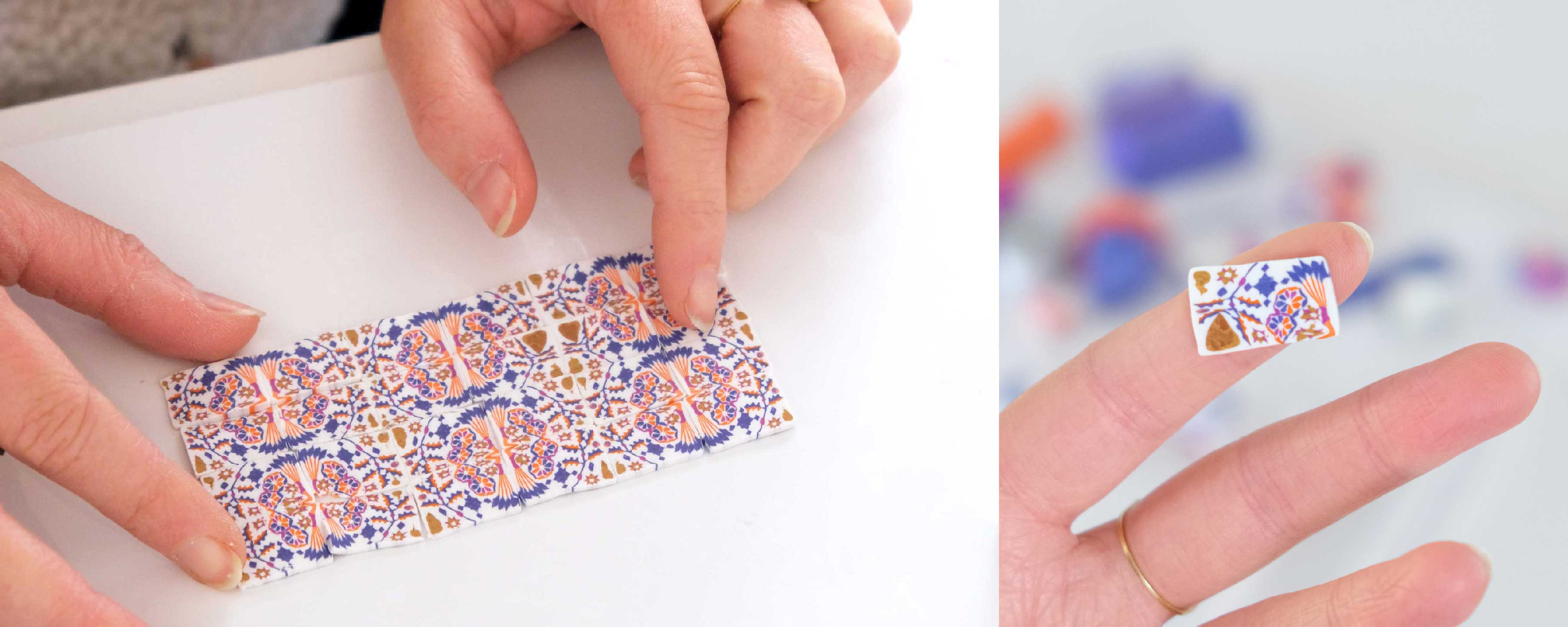 Création en pâte polymère - Canne Marrak